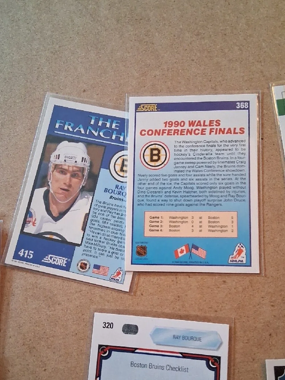 Ray Bourque Hockey Card Collection - Boston Bruins - Black & Gold - Picture 8 of 14
